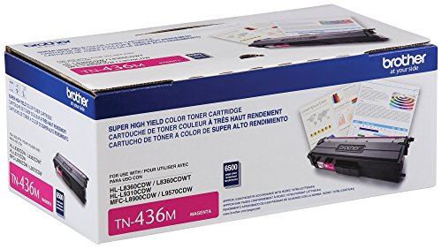Brother Printer TN436M Super High Yield Toner-Retail Packaging , Magenta
