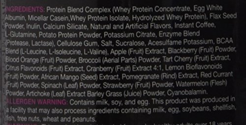 FitMiss Delight Protein Powder, Healthy Nutritional Shake for Women, Whey Protein, Fruits, Vegetables and Digestive Enzymes, Support Weight Loss and Lean Muscle Mass, Cappuccino, 2 Pound