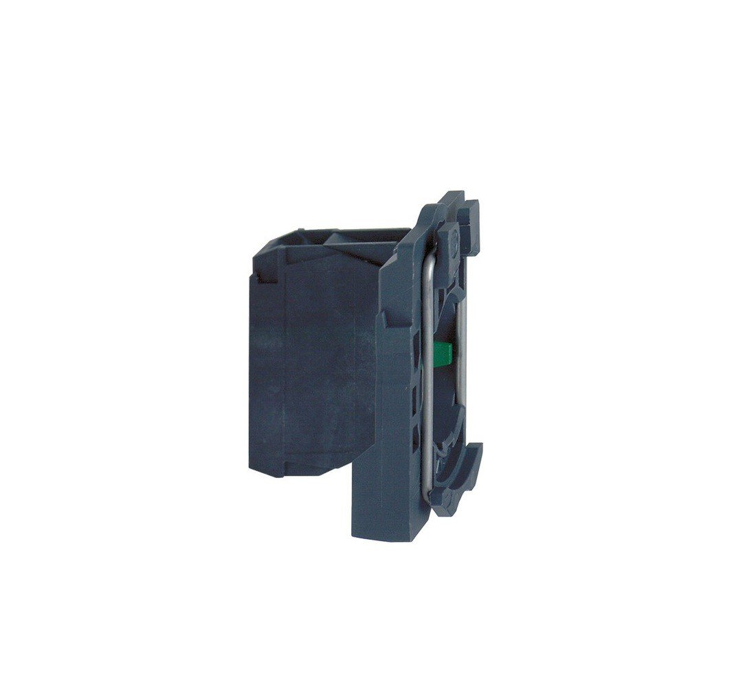 Schneider Electric, Harmony, ZB5AZ101, Single contact block with body/fixing collar, plastic, screw clamp terminal,1 NO