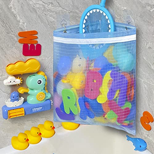 𝐕𝐈𝐍𝐉𝐎𝐄 𝐁𝐚𝐭𝐡 Toy Corner Storage , Hanging Bath Toy Storage for Baby Toys