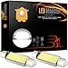 LED Monster Extremely Bright 400 Lumens 3014 Chipset Canbus Error Free LED Bulbs for Interior Car Lights License Plate Dome Trunk Courtesy 1.72 41MM 42MM Festoon 211-2 569 578 6000K Xenon White
