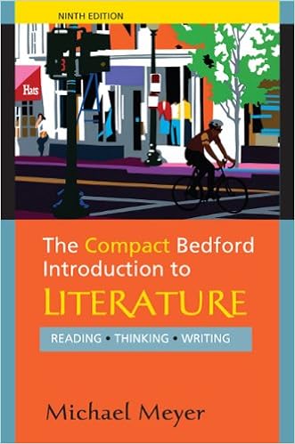 Amazon Com The Compact Bedford Introduction To Literature Reading Thinking Writing 9780312594343 Meyer Michael Books