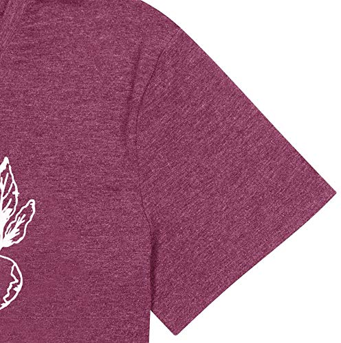 GEMLON Beet Farm for Womens Shirt Funny Gardener Vegan Tshirt Radish Graphic Short Sleeve Top Tee Red