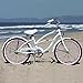 Firmstrong Urban Girl Single Speed Beach Cruiser Bicycle, 20-Inch, White w/ Pink Rims