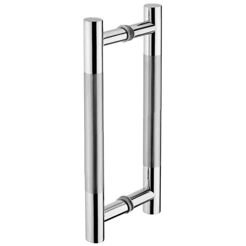 Tiberham Sliding Barn Door Handle, Heavy Duty Stainless Steel Bathroom Shower Pull Push Door Handles, Two-Sided Glass Shed Door Pull Handle Wooden Closet T Bar Handle Hardware