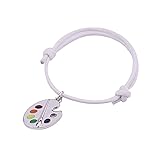 CHOROY Colorful Paint Palette Pendant Bracelet