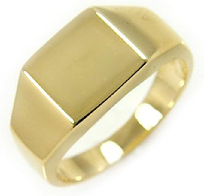 Amazon 印台シンプルメンズリングk18ゴールド金リング指輪 リング 通販