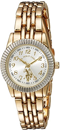 U.S. Polo Assn. Women's Quartz Metal and Alloy Casual Watch, Color:Gold-Toned (Model: USC40098)
