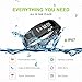 Fitness Tracker, Alisten Waterproof Activity Tracker with Heart Rate Monitor Bluetooth Wireless Smart Bracelet Smart band with Sleep Monitoring Wristband for IOS and Android -Black