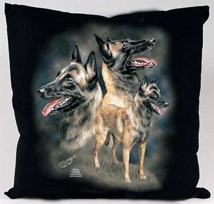 Christina Botzel Malinoir Coussin Chiens Chiens Chiens Malinois Cadeau D Anniversaire Amazon Fr Sports Et Loisirs