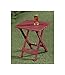 Adams Manufacturing 8500-95-3700 Plastic Quik-Fold Side Table, Merlot