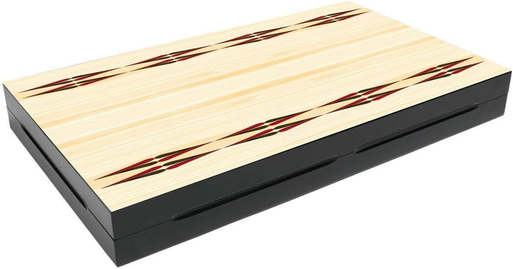 Chessgammon BACKGAMMON CHECKERS DRAUGHTS SET LARGE WOODEN FOLDABLE STORAGE TRAVEL HOLIDAY ADULT KIDS FAMILY TRADITIONAL BOARD GAME TRANDY WHITE DESIGN WITH DOUBLING DICES