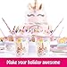 FZR Legend Unicorn Themed Party Supplies - Unicorn Paper Cups | 9 oz, Disposable | Magical Unicorn Birthday Party Decorations for Girls and Baby Shower - Set 16