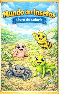 Livro Mundo dos insetos - LIVRO DE COLORIR