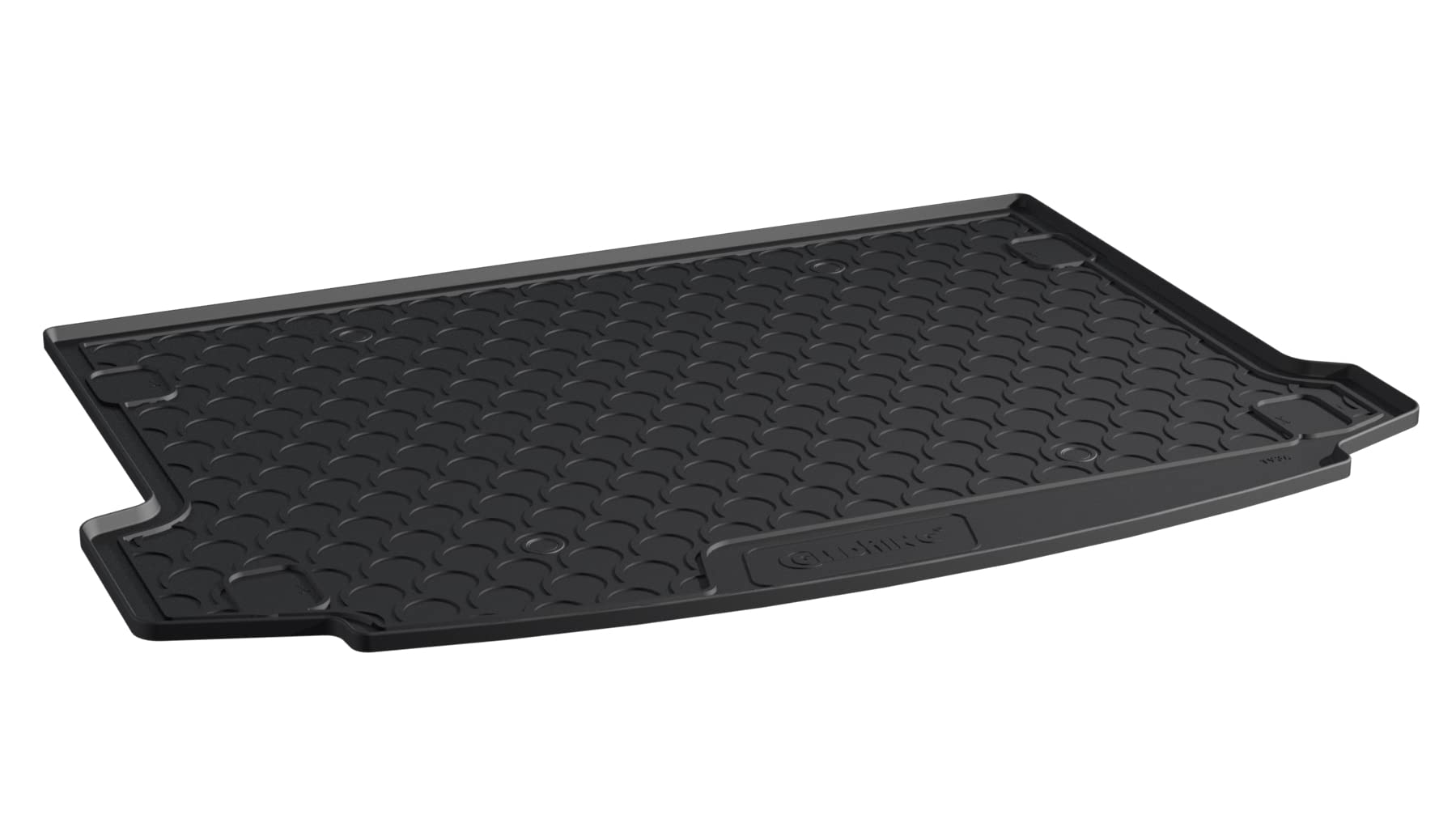 Gledring Rubbasol (Rubber) Trunk mat compatible with Range Rover Evoque 5-doors 2019-, Black