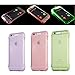3 PCS Bundlle-iPhone 7 Plus Case- SUNYI Creative LED Flash Incoming Call Light up Crystal Clear Anti-scratch Shockproof Soft Protective Clear TPU Shell Cover Case for iPhone 7 Plus