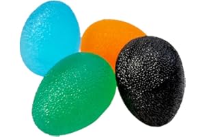 Wooswen Hand Grip Strength Trainer, Stress Relief Ball for Adults and Kids, Wrist Rehab Therapy Hand Grip Equipment Ball Easy
