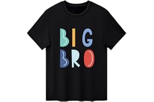 Toddler Baby Boy Big Brother T Shirts Tops Big BRO Lil BRO Printed Older Brother Little Brother Tees Summer Clothes Outfit