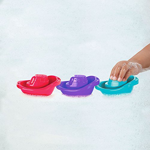 Munchkin Bath Toy, Little Boat Train, 6 Count