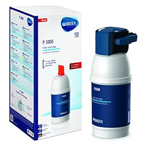 BRITA waterfilterpatroon P1000 – voor alle BRITA waterfilterkranen voor onder de gootsteen, ter vermindering van kalk en…