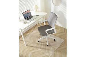 Royhom Office Chair Mat for Hardwood Floor Clear Computer Chair Mat, Waterproof Rug Pad, Vinyl Floor Mat, Durable Non-Slip Pl