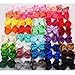 40 Colors Hair Bows for Girls 4.5inch Boutique Grosgrain Ribbon Bows Alligator Hair Clips Hair Accessories for Baby Girls Toddlers Kids Children Teens