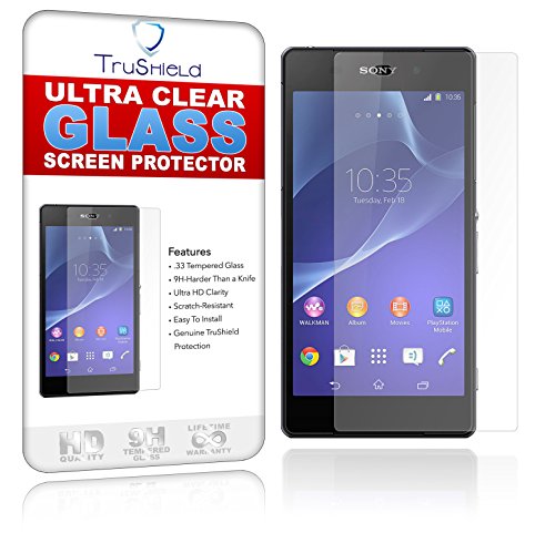 Sony-Xperia-Z2-Screen-Protector--Tempered-Glass--Package-Includes-Microfiber-Cleaning-Wipe-Installation-Tips-w