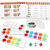 GAMENOTE Ten Frame Math Manipulatives Kindergarten