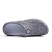welltree Women's Lightweight Mesh Clog Quick Drying Garden Shoes Grey 8.5 B(M) US Women / 39