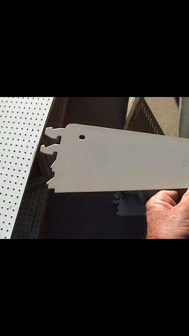 Gondola Shelf Divider Fence Chrome Lozier Madix USA Made 11"L X 3"H Lot