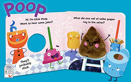 Poop! - Funny Finger Puppet Board Book Encouraging Potty Training, Ages 1-4 (Children's Interactive Finger Puppet Board Book)
