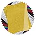 JANDJPACKAGING Glitter HTV Vinyl for T-Shirts - 15 Pack 12