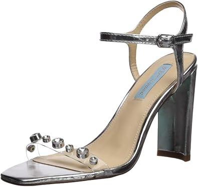 betsey johnson silver sandals