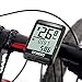 Enkeeo Bike Computer Wireless Speed and Cadence Bicycle Speedometer 2.4GHz Transmission with Large LCD Display, Distance/Time/Calories/Temperature Tracking Multi-Function