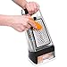 Fullstar Cheese Box Grater Shredder with Catch Food Container Base and 3 Interchangeable Stainless Steel Blades