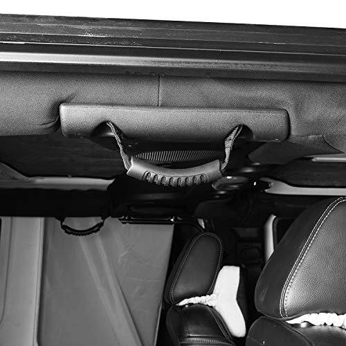 Hooke Road Windshield Pillar Grab Handle for 20072018 Jeep JK Wranger
