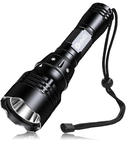 Torche Plongée SEAC T5 – 300 Lumens, Cree XPG2, Alu, 144x32 Mm, étanche 100m, Piles AAA Ou 18650