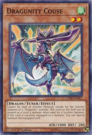 Yu-Gi-Oh! - Dragunity Couse - CYHO-EN017 - Common - 1st Edition - Cybernetic Horizon