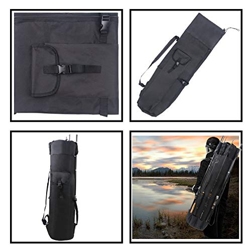AGOOL Fishing Rod Bag Holder Fishing Rod Carrier Fishing Pole Travel