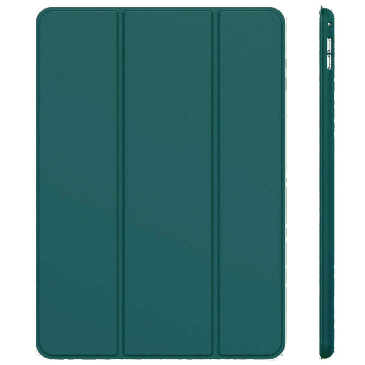 Case For iPad Air 3rd Generation (2019) Air3 & iPad Pro 10.5-inch (2017) Pro10.5,Slim Lightweight,Smart Stand Cover With Translucent Frosted Back Protector For iPad 10.5"(Auto Sleep) (Emerald Green)