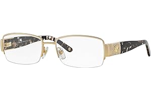 Versace VE 1175B Eyeglasses w/Gold Frame and Non- 53 mm Diameter Lenses,