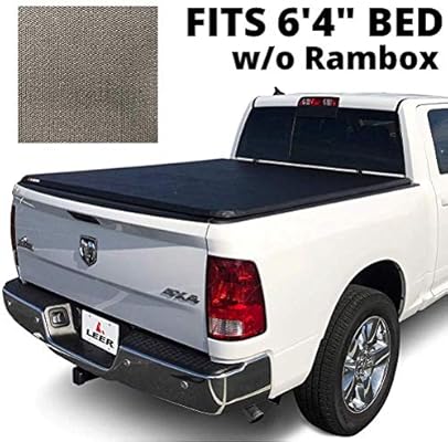 Leer Latitude Soft Tri Fold Truck Bed Tonneau Cover For Dodge Ram Trucks Easy Installation Pickup Truck Bed Covers 2019 Dodge Ram 6 4 Latitude Sc Amazon Co Uk Car Motorbike