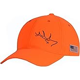 EDTREK Elite Youth High Performance Hunting Hat - Boys Girls Kids Camo Hat and Blaze Orange Baseball Cap