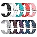 AIUNIT Compatible Fitbit Blaze Bands Large, Replacement for Fitbit Blaze Accessories Wristband Watch Sport Strap for Fitbit Blaze Smart Tracker Women Men Teends Stripe Texture 10 Pack No Tracker