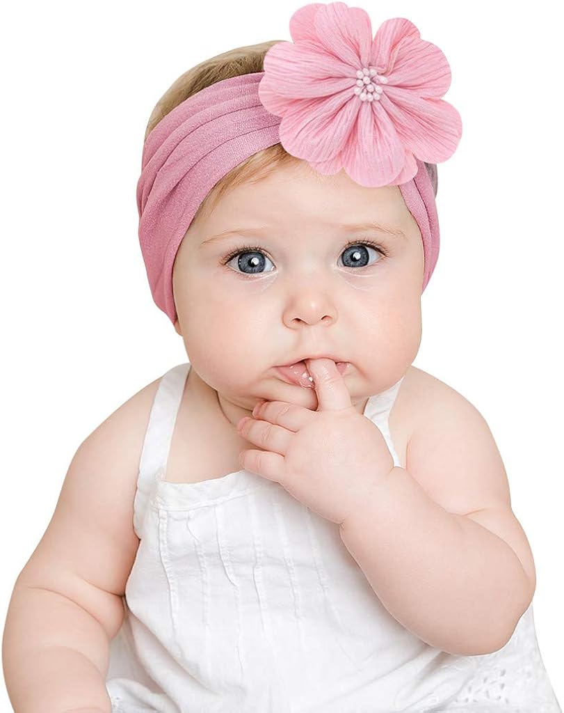 Accesorios K-youth Diademas Bebe Niña Flores Cintas de pelo Bebe Recien