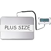 King Mills Extra Wide Heavy Duty Scale for Body Weight, 300kg/660 Lb Bariatric Scale with Easy to Read External Digital Display,Gift for Plus Size Person Over 500lbs