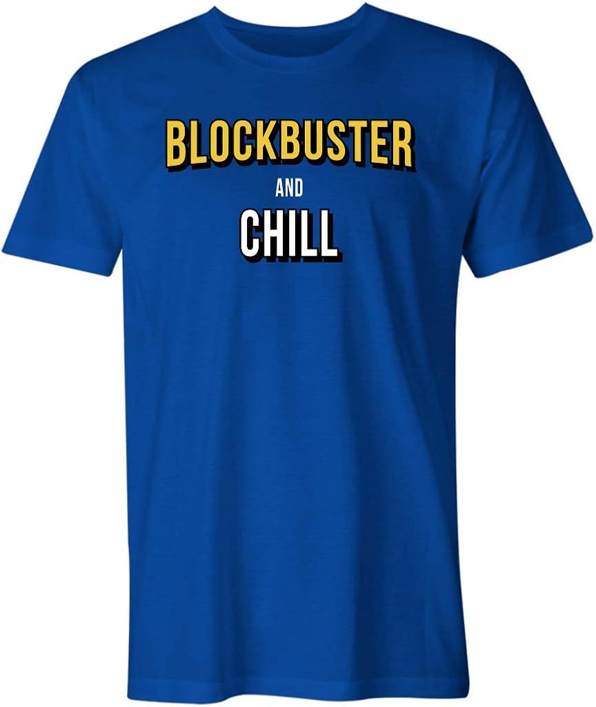 Amazon.com: Blockbuster and Chill T-Shirt T-Shirt, Hoodie, Sweatshirt, Long Tee, Tank for Men 