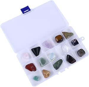 Caja de 15 Piezas de Piedras minerales pulidas con Piedras ...