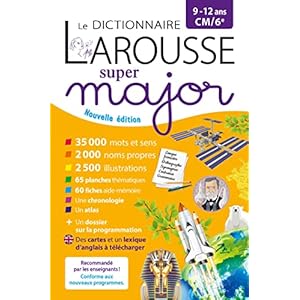 Larousse dictionnaire Super major 9/12 ans