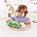 Hape Kids Wooden Railway Lazy Caterpillar Train Set